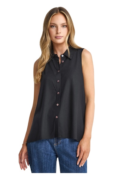Funky Buddha Πουκάμισο FBL013-101-05 – Black - s