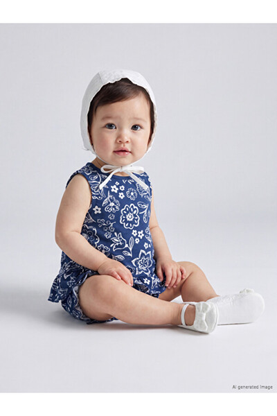 LC Waikiki I Zero Roba Collar Floral Baby Girl Blouse and Shorts 2-Piece from...