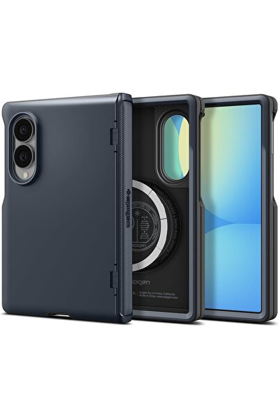 Spigen Slim Armor Pro MagFit Samsung Galaxy Fold 8 Case Cover - Metal Slate