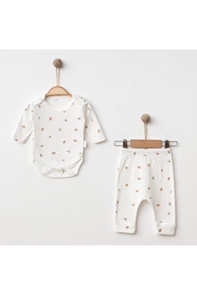 BabyWings Floral Printed 100% Cotton 2-Piece Set