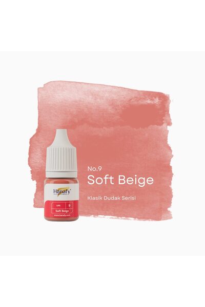 HANAFY Soft Beige No9 Kalıcı Makyaj Dudak Pigmenti - 5ml