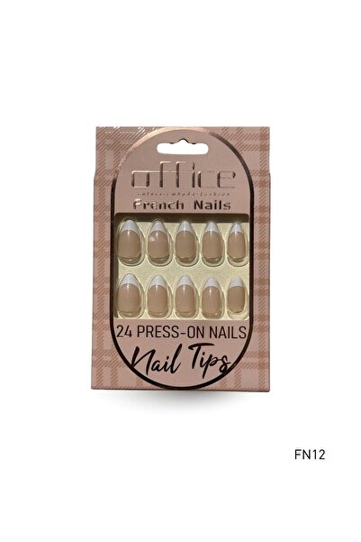 Generic Brand Office Classic French Elegant Nails — 24 Pieces