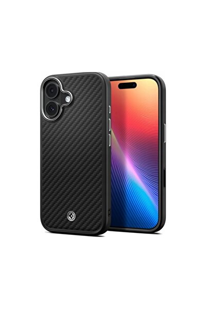 Spigen Caseology Husă Spigen Enzo Aramid „T” Mag Magsafe pentru iPhone 17 Neg...