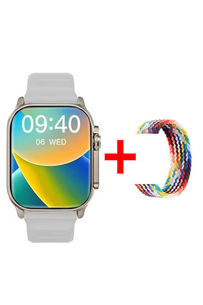 Choice10 Gray and Strap 2026 New Watch 10 Ultra Smart Watch 49mm New NFC Men ...