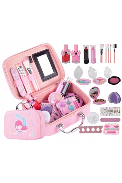 Stator Set de machiaj pentru copii, Trusă cosmetică, Unghii, Cadou