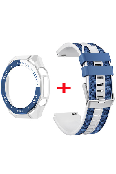 Choice13 Huawei Ultimate 2 SUWWU Silicone Strap+PC Hollow Casefor Watch Ultim...