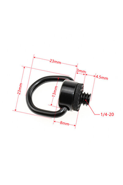 Choice3 A2 Camera Accessories Shoulder strap safety Buckle metal screw 1/4 ca...