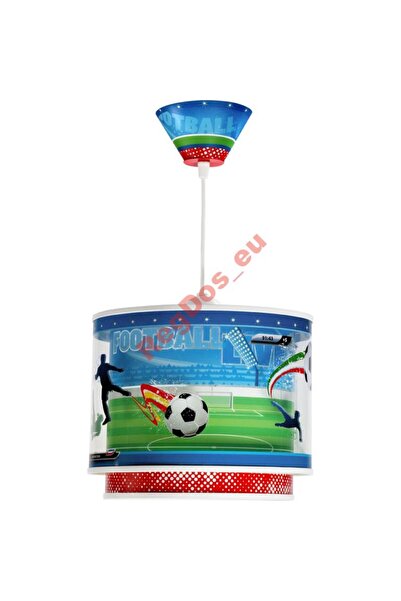 SWEETV Lampă suspendată Minge de fotbal Jucători de fotbal Stadion
