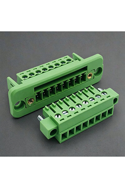 Choice5 8P 1Set Welding Free Through Wall 15EDGWC-3.81 Plug-In Terminal Block...