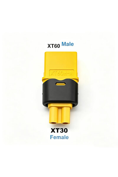 Choice موصل XT60M إلى XT30F، محول بطارية ليثيوم ذكر إلى أنثى، أنثى إلى أنثى