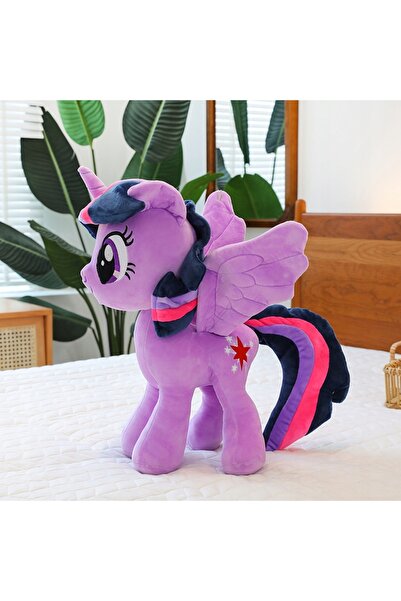 Toys Ponei Twilight Sparkle de dimensiuni mari, pluș moale, pernă, 50cm