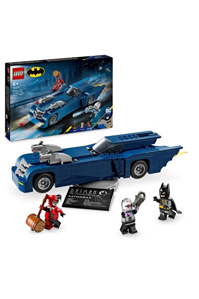 LegoPazar Lego Super Heroes Batman cu Batmobile vs. Harley Quinn și Mr. Înghe...
