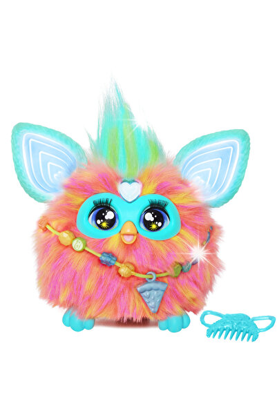 Furby Minis Furby 2.0 Jucărie interactivă de pluș Coral F6744 Versiune engleză