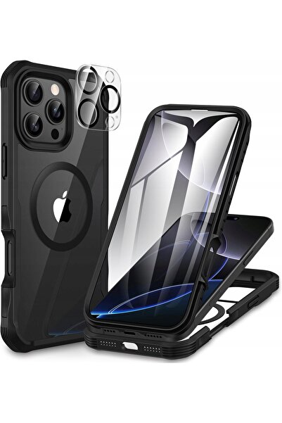 NO BRAND Cenhufo 360 husă MagSafe pentru iPhone 16 Pro Max, cu protecție came...