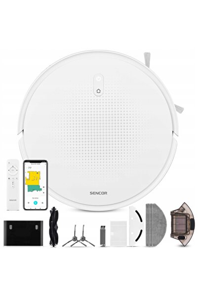 Sencor Aspirator robot SRV 7450WH LiDAR 5000Pa Putere de aspirație Alb