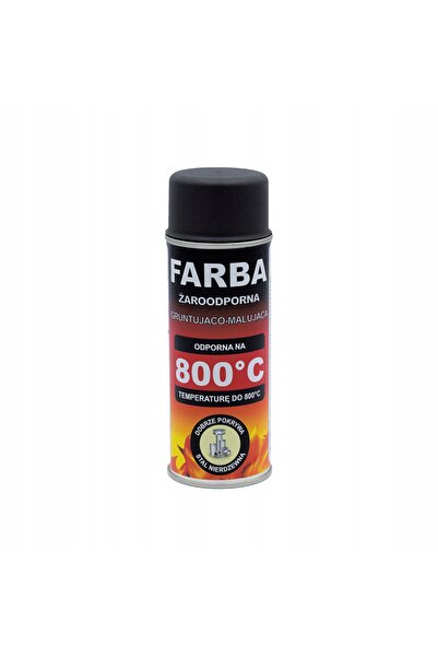NO BRAND Hansa Vopsea Spray Termorezistentă 400ml/800 °   C Piec Kominek Gril...