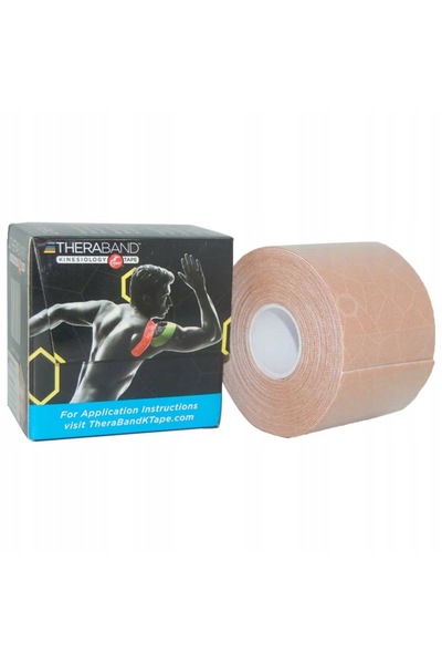 NO BRAND Bandă kinesiologică pentru terapie prin tapare cu bandă elastică (Th...