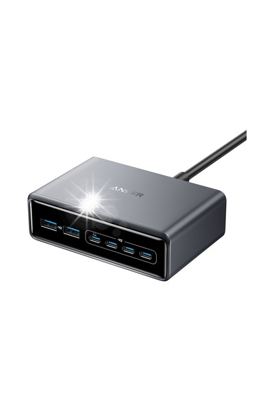NO BRAND Anker Prime 200W Încărcător de perete GaN cu 6 porturi 2x USB-A 4x U...