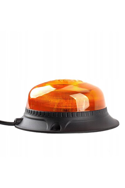 NO BRAND Lampă de avertizare intermitentă mini cocoș 18 LED-uri magnet 12V/24...