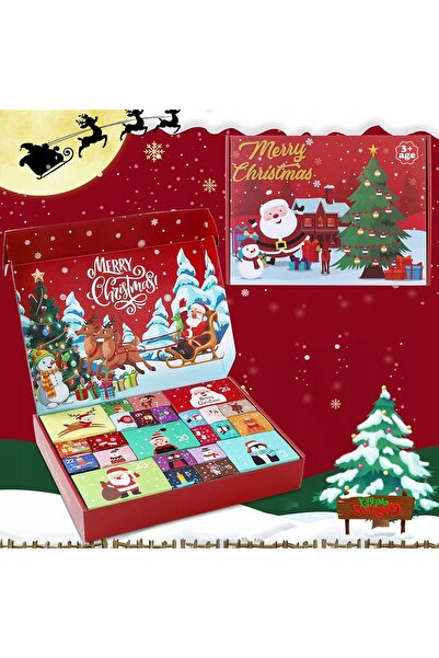 NO BRAND Calendar de Advent 2023 24 de cadouri jucărie de Crăciun