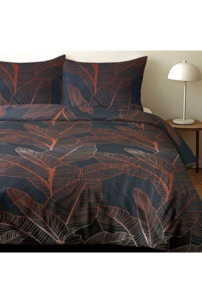 NO BRAND Lenjerie de pat din bumbac 140X200 Bumbac 100% Model modern cu motiv...