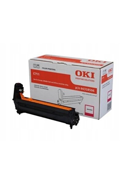 NO BRAND Tambur Oki 44318506 Roșu (Magenta) pentru Oki