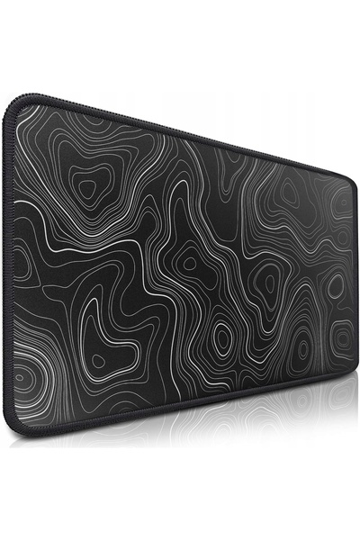 NO BRAND Mouse Pad XXL 900X400 mm Gaming Anti-alunecare Negru Mare pentru Birou