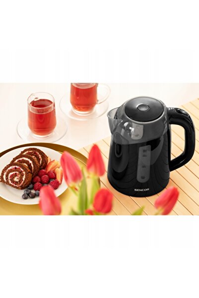NO BRAND Fierbător electric fără cablu Sencor Swk 1701Bk 2200W 1,7L Negru
