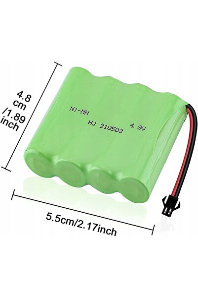 NO BRAND Acumulator reîncărcabil Ni-MH 4.8V 1200mAh |   compatibil cu mașini ...