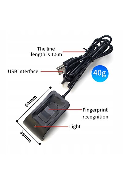 NO BRAND Cititor de amprente USB, Generator de amprente pentru computer