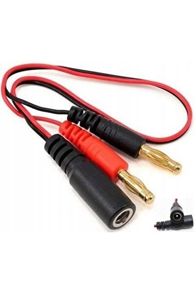 NO BRAND Cablu 2.1 DC la mufă banană de 4mm, 30cm, pentru ochelari FPV Fatsha...