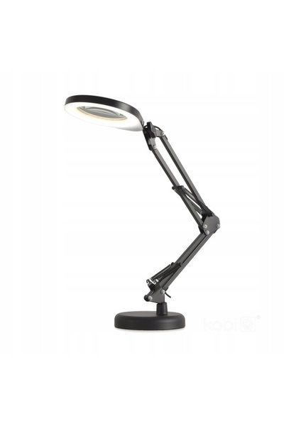 NO BRAND Lampă de birou LED 10W CCT Auriq Loupe pentru desen cu lupă Negru Ko...