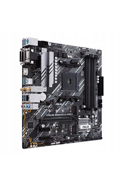NO BRAND Placă de bază Asus Prime B550M-A Wifi II Micro ATX AMD Ryzen AM4 4X ...