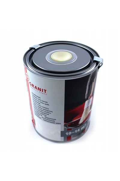 NO BRAND Vopsea Lac Alb Perlat Uscare Rapidă Luciu Intens Granit 1L Canistră