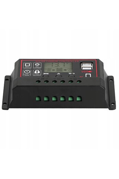NO BRAND Controler solar fotovoltaic 12V 24V cu afișaj digital