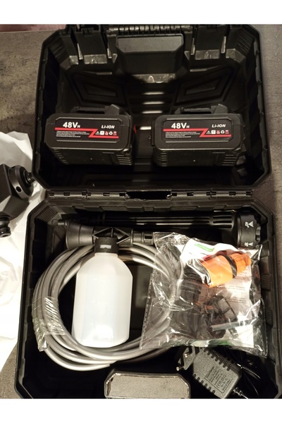 NO BRAND Compresor auto reîncărcabil 2X 48V + Accesorii
