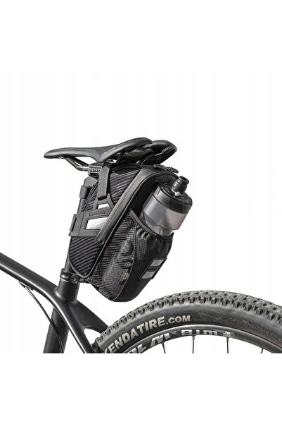 NO BRAND Geantă de șa pentru bicicletă Rockbros, neagră (C35)