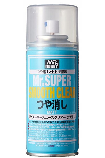 NO BRAND Lakier bezbarwny Mr.Super Smooth Clear Matt Finishing Spray B530 Mr....