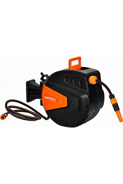 NO BRAND Furtun de grădină pe tambur, cu sistem de înfășurare automată, furtu...