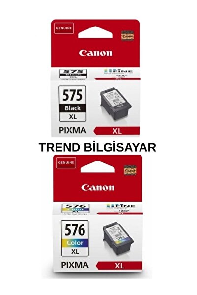 Canon PG-575XL/CL-576XL Siyah-Renkli Yüksek Kapasiteli Orijinal Kartuş