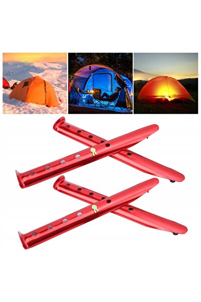 NO BRAND Tije de aluminiu pentru cort, 31 cm, 4 bucăți