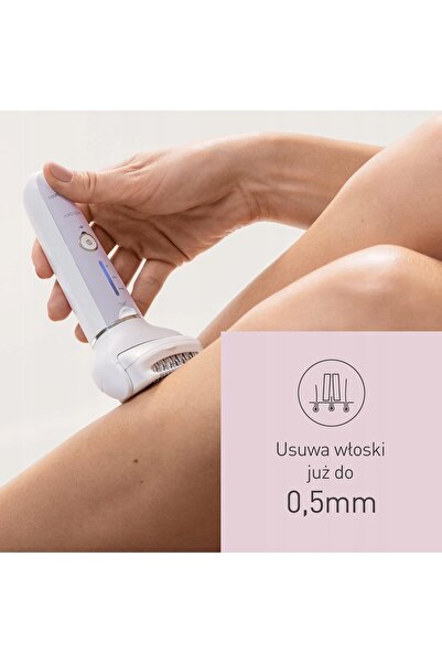 NO BRAND Epilator fără fir 2-în-1 pentru utilizare umedă și uscată, cu cap fl...