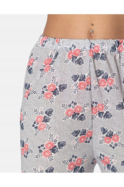 NO BRAND Pijamale de damă, set din bumbac, bluză cu mânecă lungă și pantaloni...