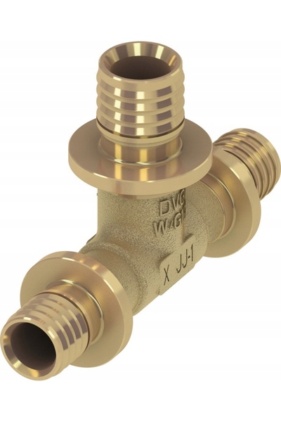 NO BRAND Tee din alamă Tece 40 mm
