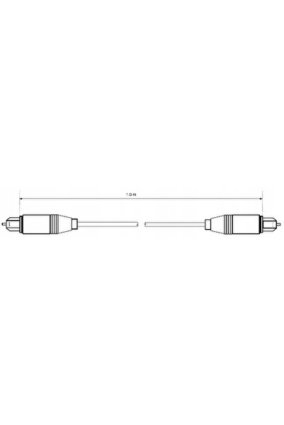 NO BRAND Goobay Avk 221-1000 Cablu Optic Toslink 10.0m - Toslink 10 m