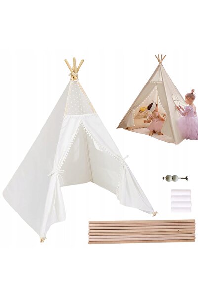 NO BRAND Cort tip teepee/wigwam pliabil pentru camera copiilor, 120*120*130cm...