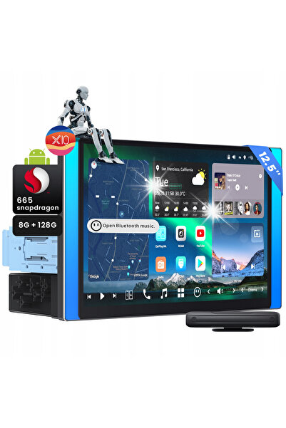 NO BRAND Atoto 12.5" 1Din/2Din Ai Vision 4g Lte Radio auto Mod parcare
