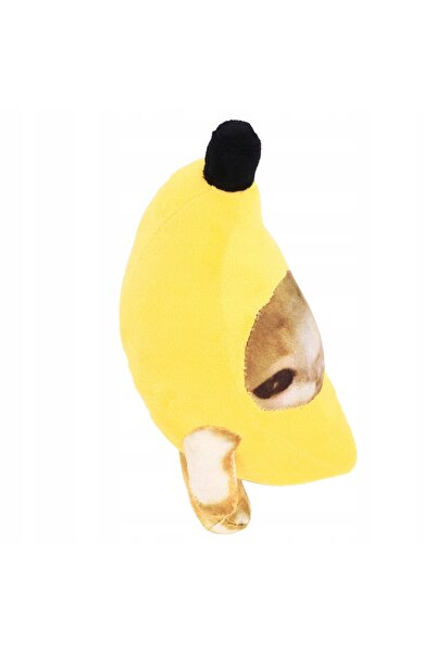 NO BRAND PISICA CÂNTĂTOARE DIN BANANE BANANA CAT – JUCĂRIE DE PLUȘ, MASCOTĂ Ș...