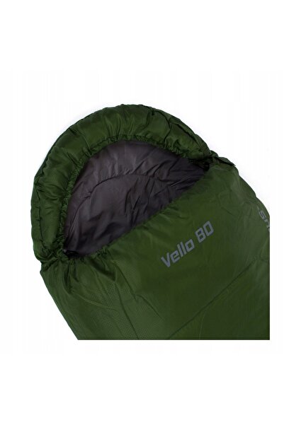 NO BRAND Sac de dormit CAMPUS VELLO 80 tip mumie călduros RIGHT verde