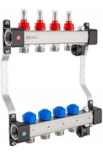 NO BRAND Distribuitor Kan-Therm cu Supape Inoxflow 6 Circuite